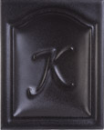 kályhacsempe - Selyem fekete - ×× mm