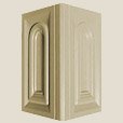 Kályhacsempe - Kapus sarok - 130/130 × 225 × 50 mm