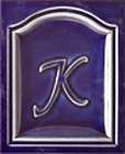kályhacsempe - Fazekas kék - ×× mm