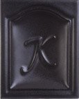 kályhacsempe - Selyem fekete - ×× mm