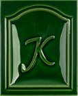 kályhacsempe - Fűzöld - ×× mm